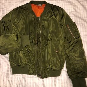 Fashion Nova Olive green bomber jacket